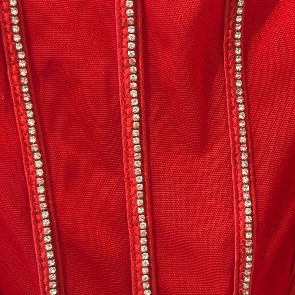 Auden Red Teddy Intimates With Rhinestones - Picture 2 of 6